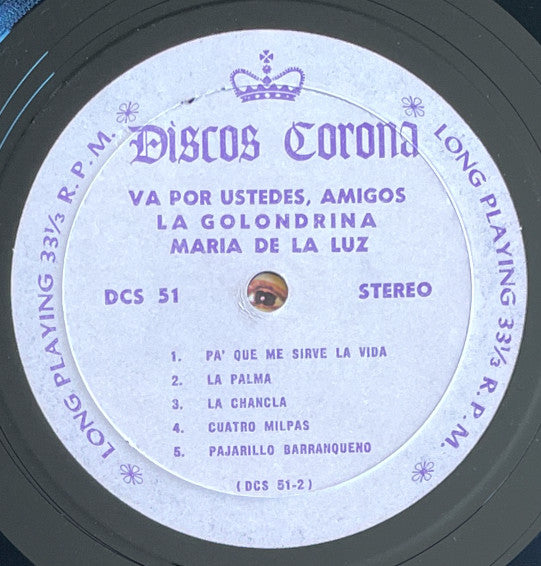 Maria De La Luz : Va Por Ustedes, Amigos (LP)