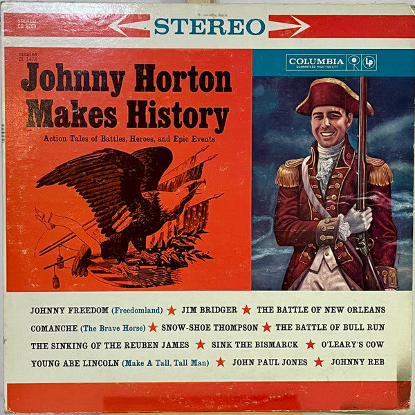 Johnny Horton : Johnny Horton Makes History (LP, Comp)