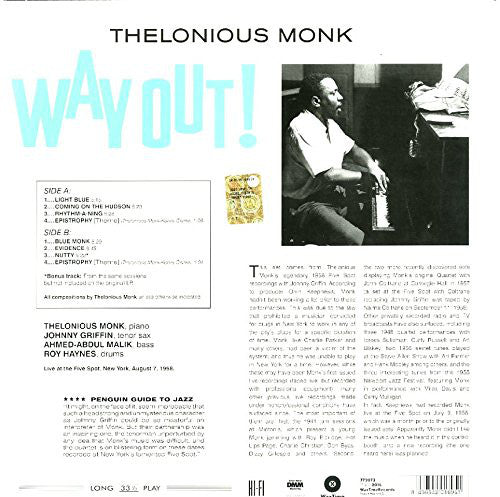 Thelonious Monk : Way Out! (LP, Ltd, RE, RM, 180)