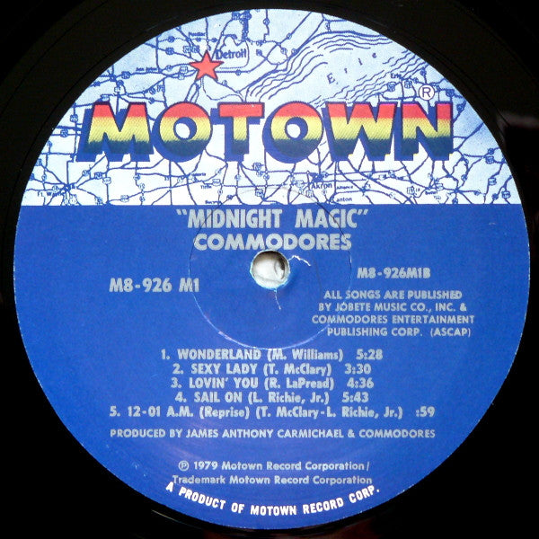 Commodores : Midnight Magic (LP, Album)