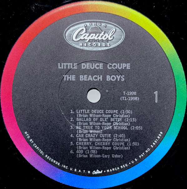 The Beach Boys : Little Deuce Coupe (LP, Album, Mono, Los)