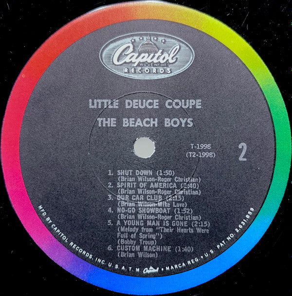 The Beach Boys : Little Deuce Coupe (LP, Album, Mono, Los)