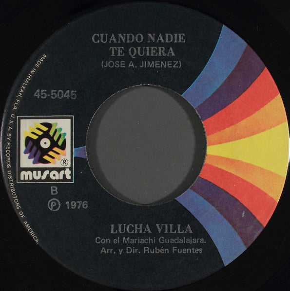 Lucha Villa : No Me Dejes Nunca, Nunca, Nunca (7")