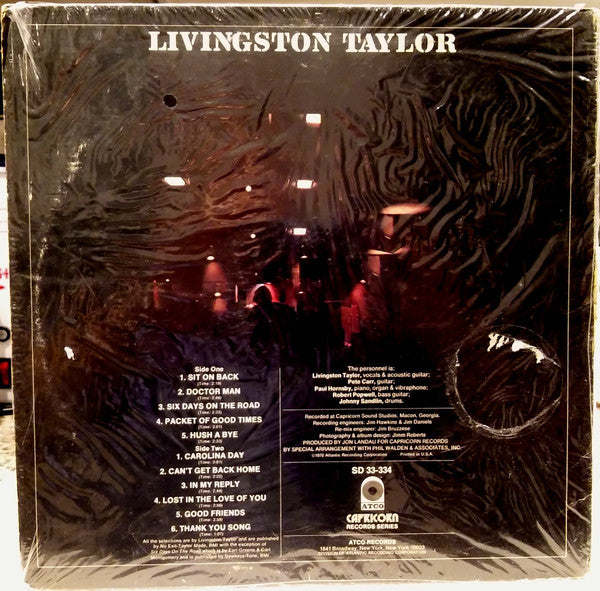 Livingston Taylor : Livingston Taylor (LP, Album, PRC)