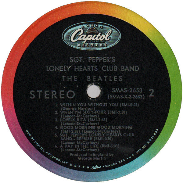 The Beatles : Sgt. Pepper's Lonely Hearts Club Band (LP, Album, Scr)