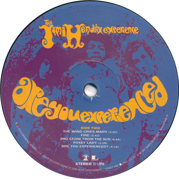 The Jimi Hendrix Experience : Are You Experienced (LP, Album, RE, RM, RP, 180)