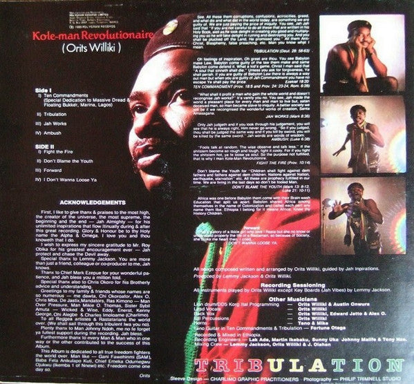 Orits Williki : Tribulation (LP, Album)