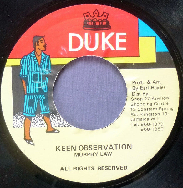 Murphy Law (2) : Keen Observation (7", Single)