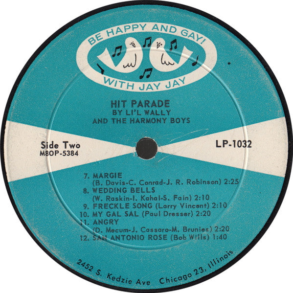 Lil' Wally : Hit Parade By Li'l Wally  (LP, Album, Mono)