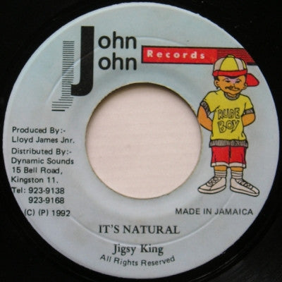 Jigsy King : It's Natural (7")