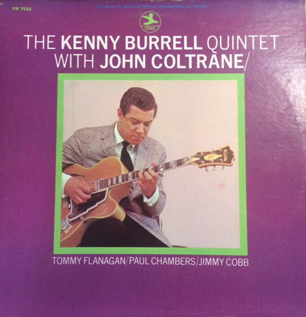 The Kenny Burrell Quintet With John Coltrane : The Kenny Burrell Quintet With John Coltrane (LP, Album, RE, RM)