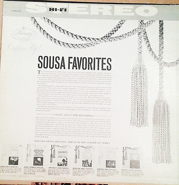 Frederick Fennell, Eastman Wind Ensemble : Sousa Favorites (LP)