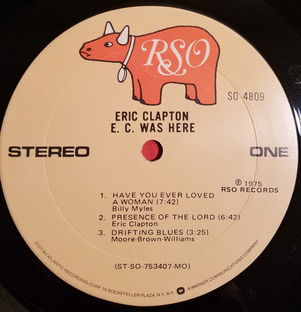 Eric Clapton : E.C. Was Here (LP, Album, MO )