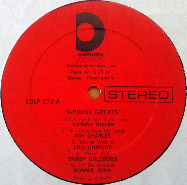 Various : Groovy Greats! (LP, Comp)
