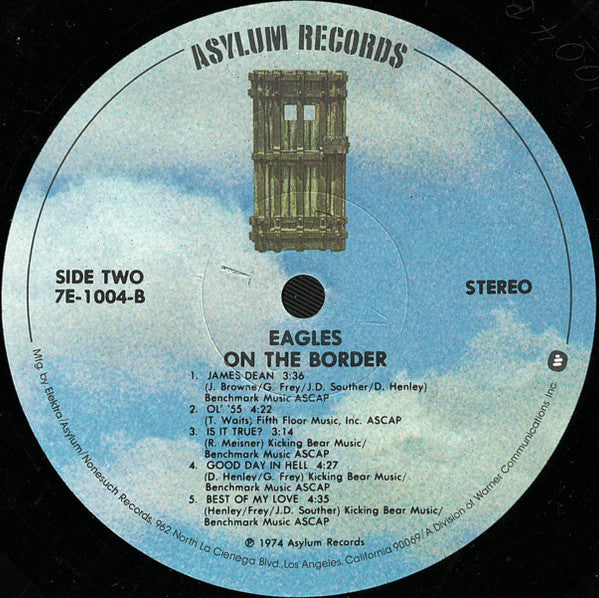 Eagles : On The Border (LP, Album, RP, SP-)