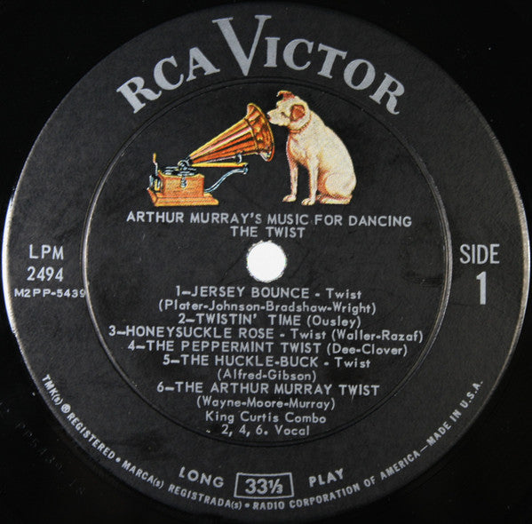 King Curtis Combo : Arthur Murray's Music For Dancing The Twist! (LP, Album, Mono, Ind)