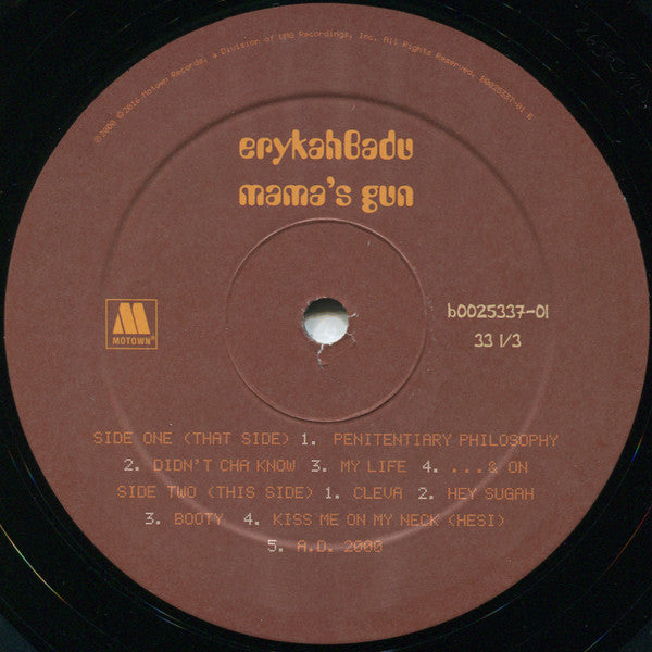 Erykah Badu : Mama's Gun (2xLP, Album, RE, RM, Gat)