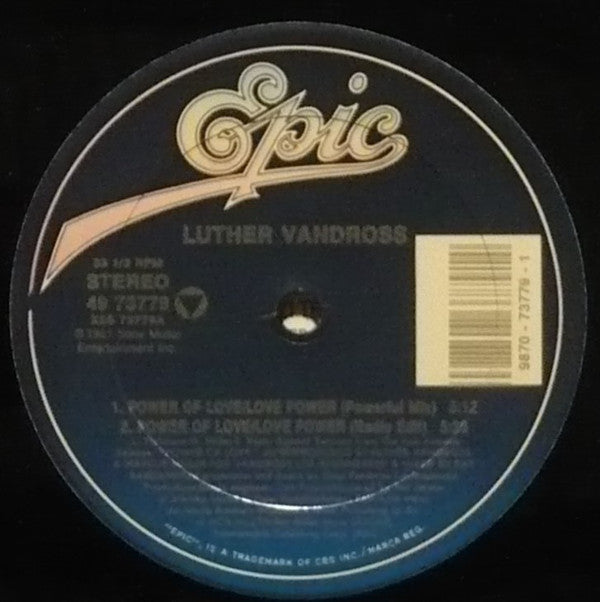 Luther Vandross : Power Of Love / Love Power (12" Power Mixes) (12")