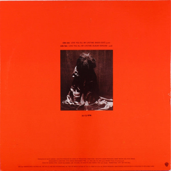 Chaka Khan : Love You All My Lifetime (12", Promo)