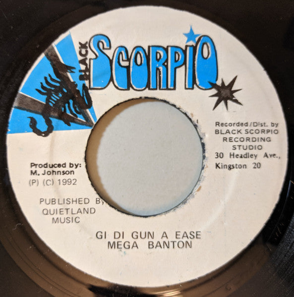 Mega Banton : Gi Di Gun A Ease (7")