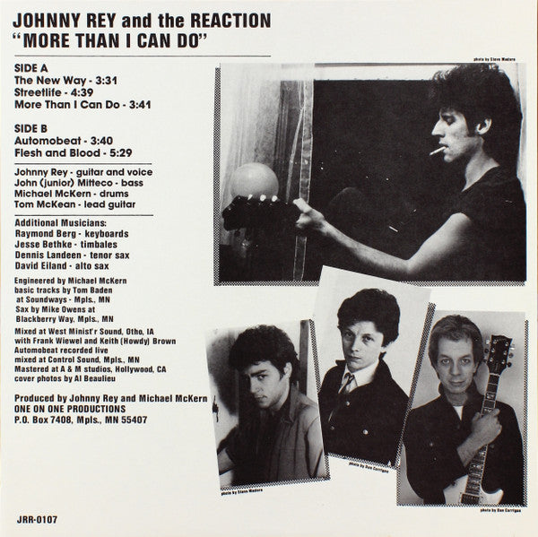 Johnny Rey And The Reaction : More Than I Can Do (12", EP)