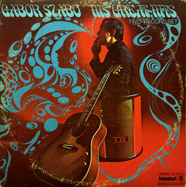 Gabor Szabo : His Great Hits (2xLP, Album, Comp, Club, Cap)