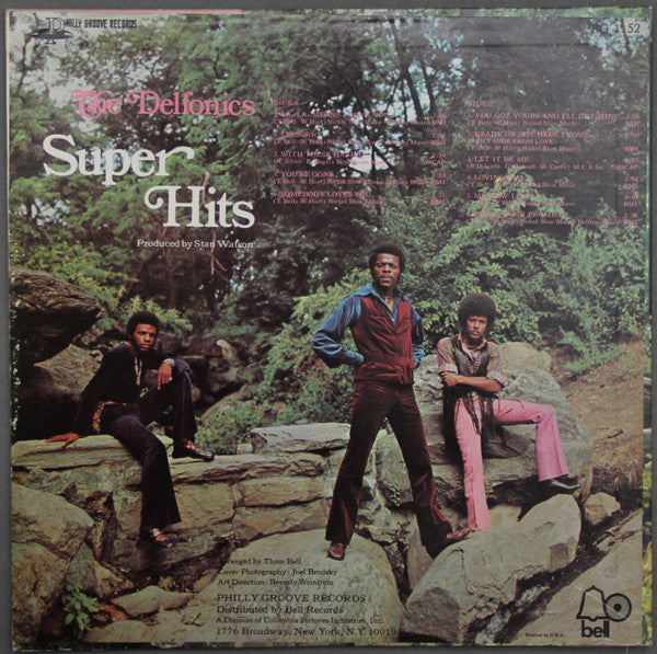 The Delfonics : Super Hits (LP, Comp, Mon)