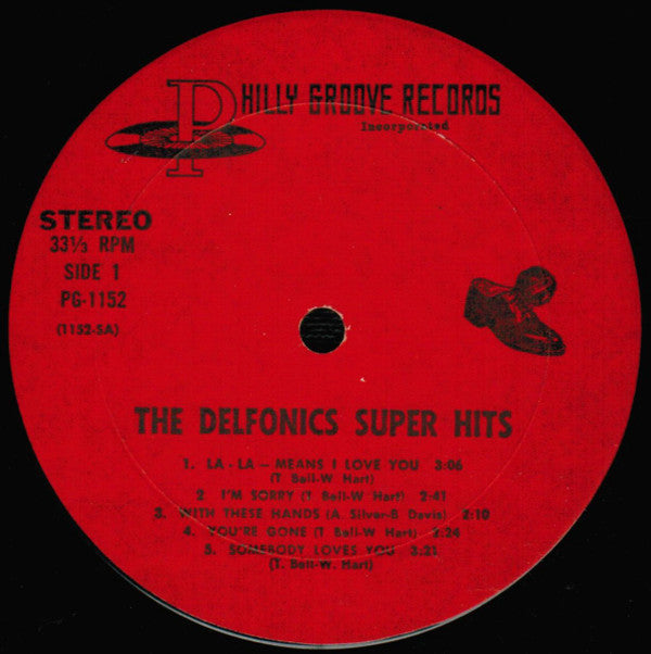 The Delfonics : Super Hits (LP, Comp, Mon)