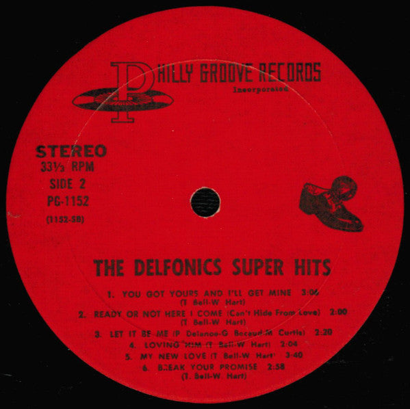 The Delfonics : Super Hits (LP, Comp, Mon)