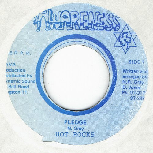 Hot Rocks (3) : Pledge (7")