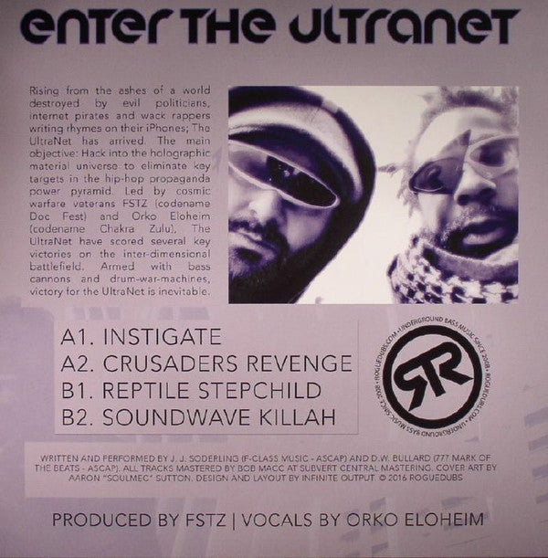 Ultranet : Enter The Ultranet (12", Single, Ltd)